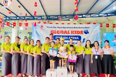 Trung tâm Ngoại Ngữ Global Kids phối hợp với Trường Mầm non Hành Thiện tổ chức “Đấu trường Tiếng Anh” dành cho các bé tham gia hoạt động Ngoại khoá làm quen với Tiếng Anh tại trường